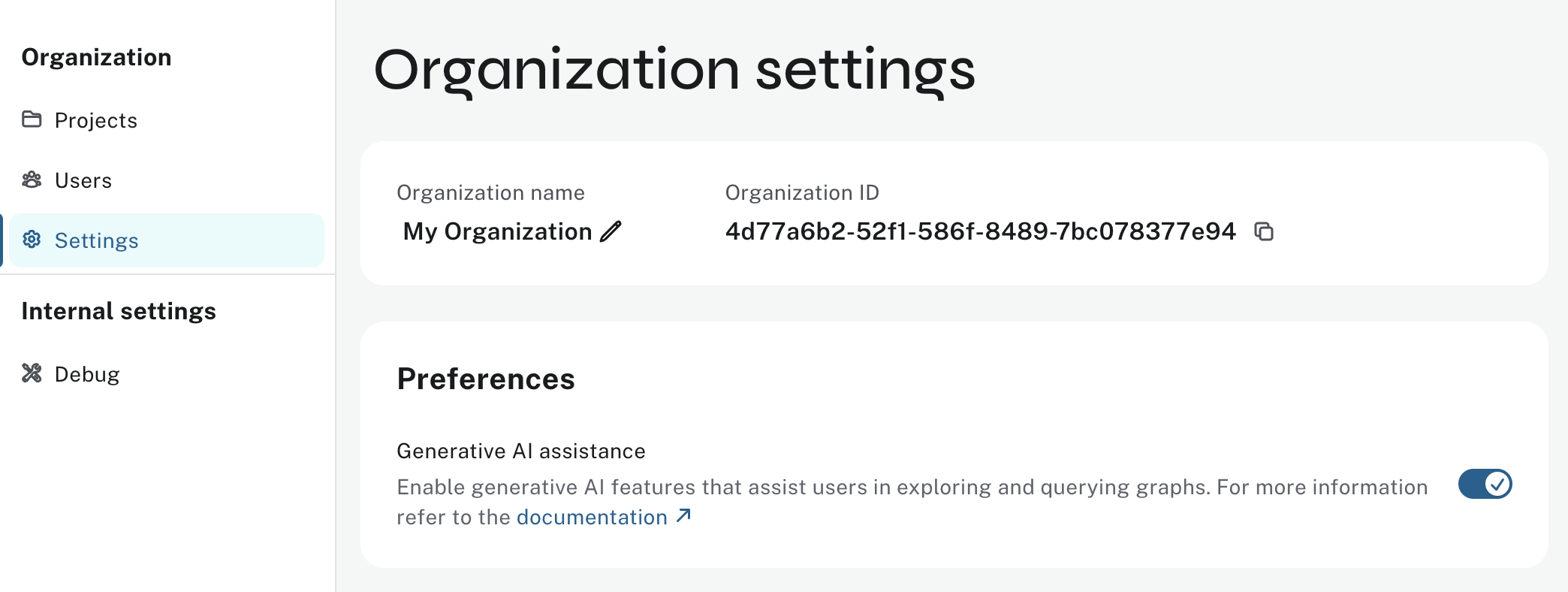 enable genai assistance